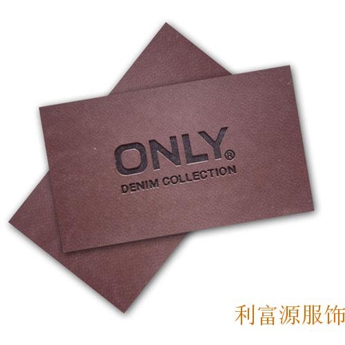 厂家直销真皮皮标皮牌牛皮皮标，羊皮拉袢真皮皮牌 批发